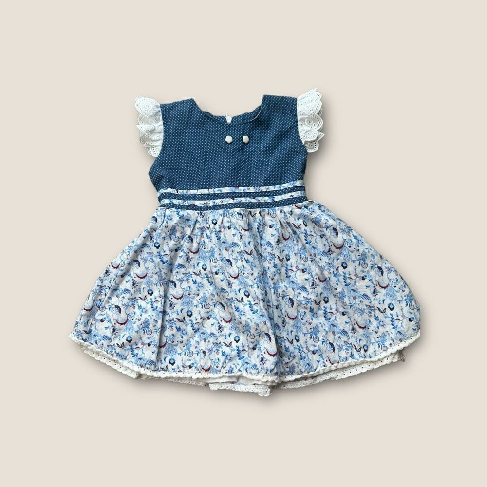 Hetrrick Vintage Baby Girl Dress Independence Day